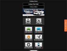 Tablet Screenshot of lindsayacura.com